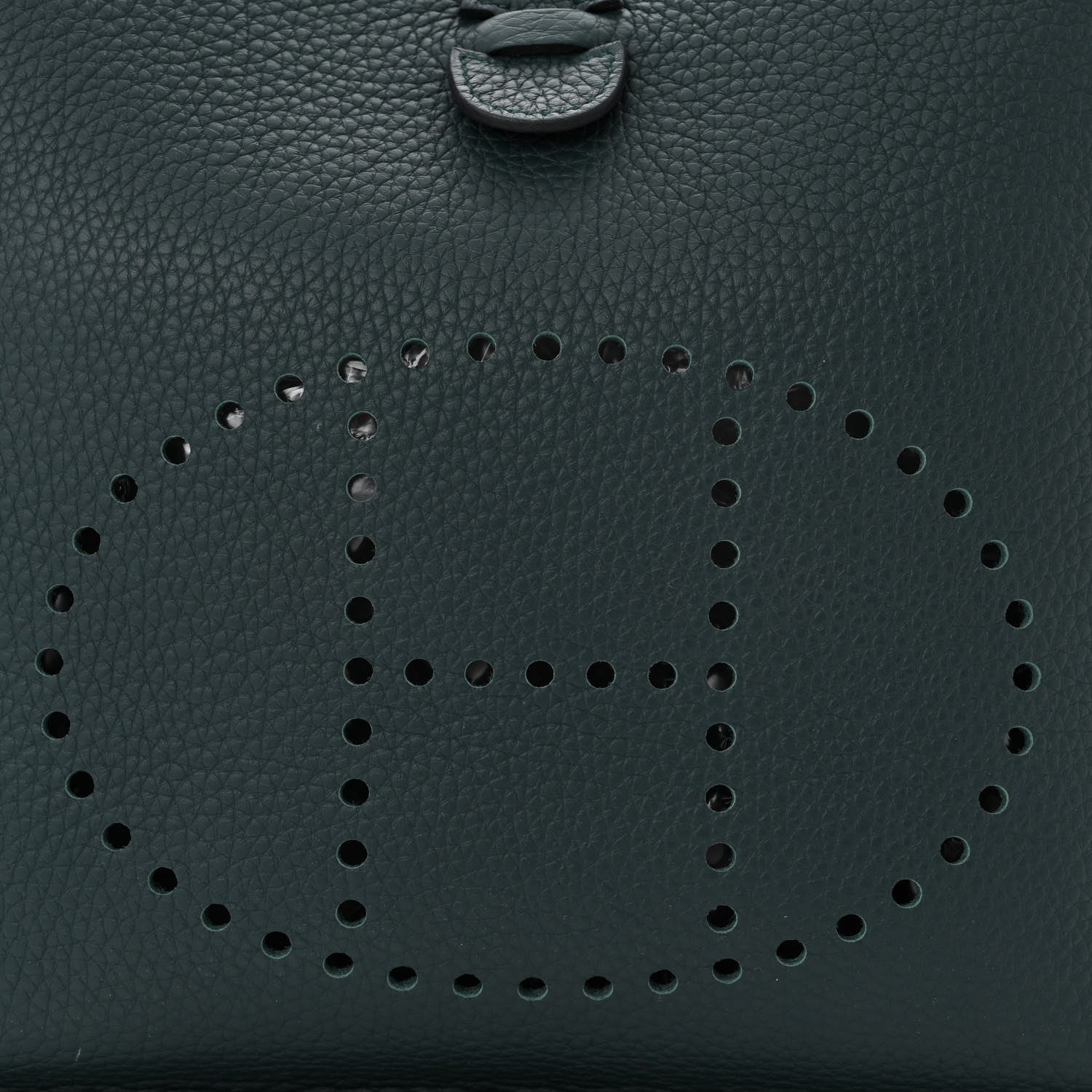 Hermes Taurillon Clemence Evelyne III PM Vert Cypress 8 of 11