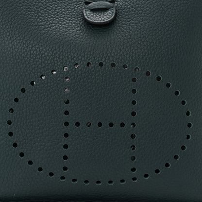 Hermes Taurillon Clemence Evelyne III PM Vert Cypress 8 of 11