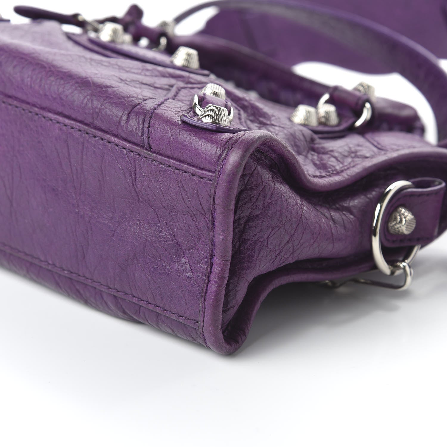 Balenciaga Agneau Giant 12 Silver Hardware Mini City Ultraviolet 7 of 10