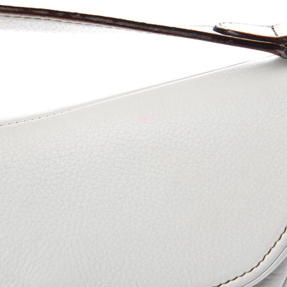 Christian Dior Calfskin Saddle Bag White 11 of 16