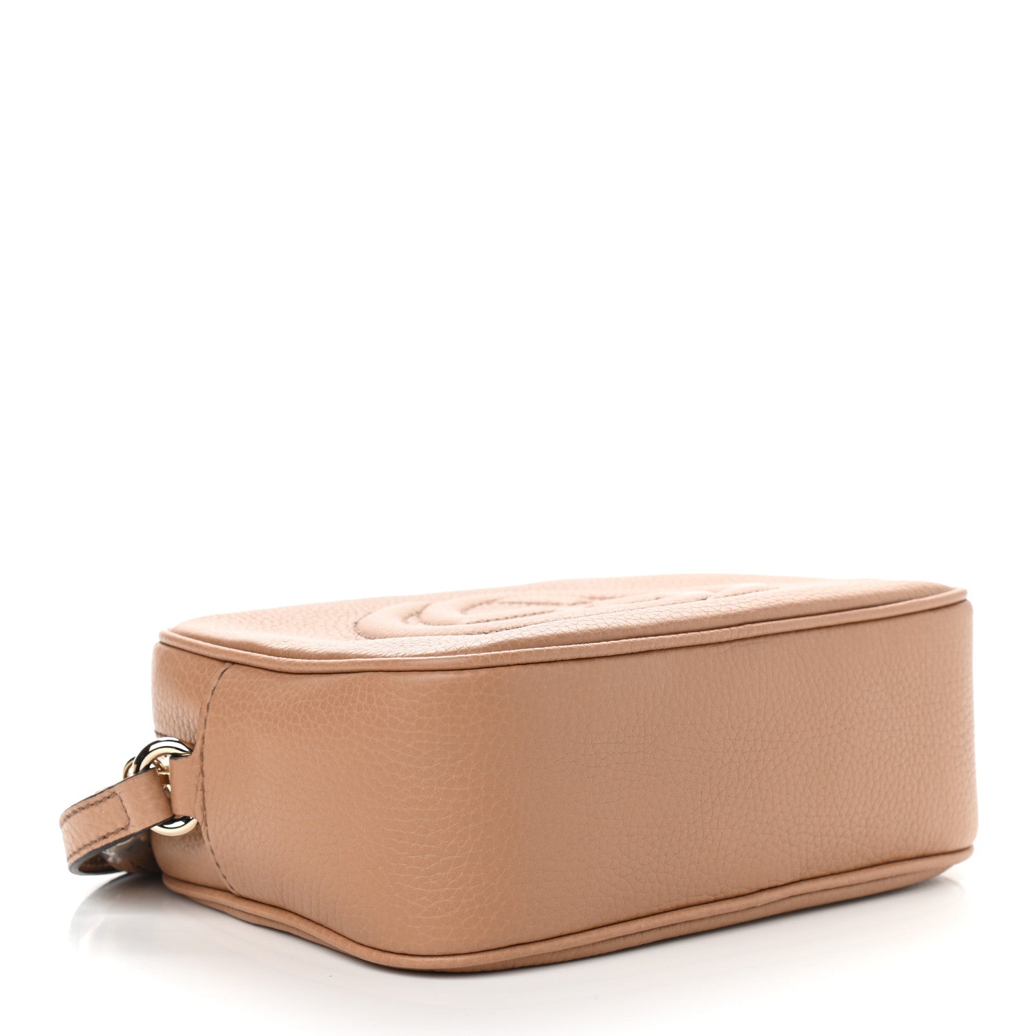 Gucci Pebbled Calfskin Small Soho Disco Bag Camelia 4 of 9
