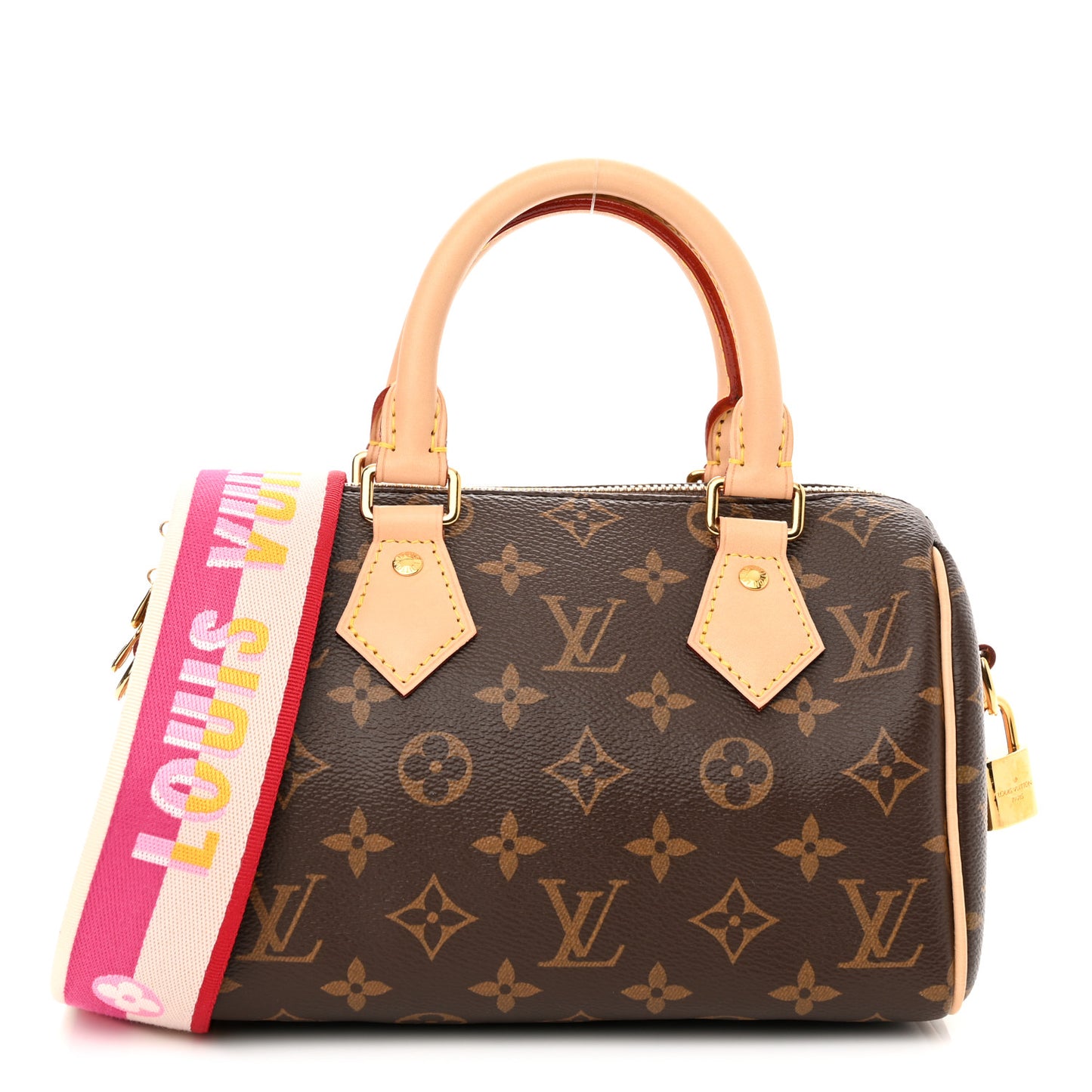 Monogram Speedy Bandouliere 20 Fuchsia