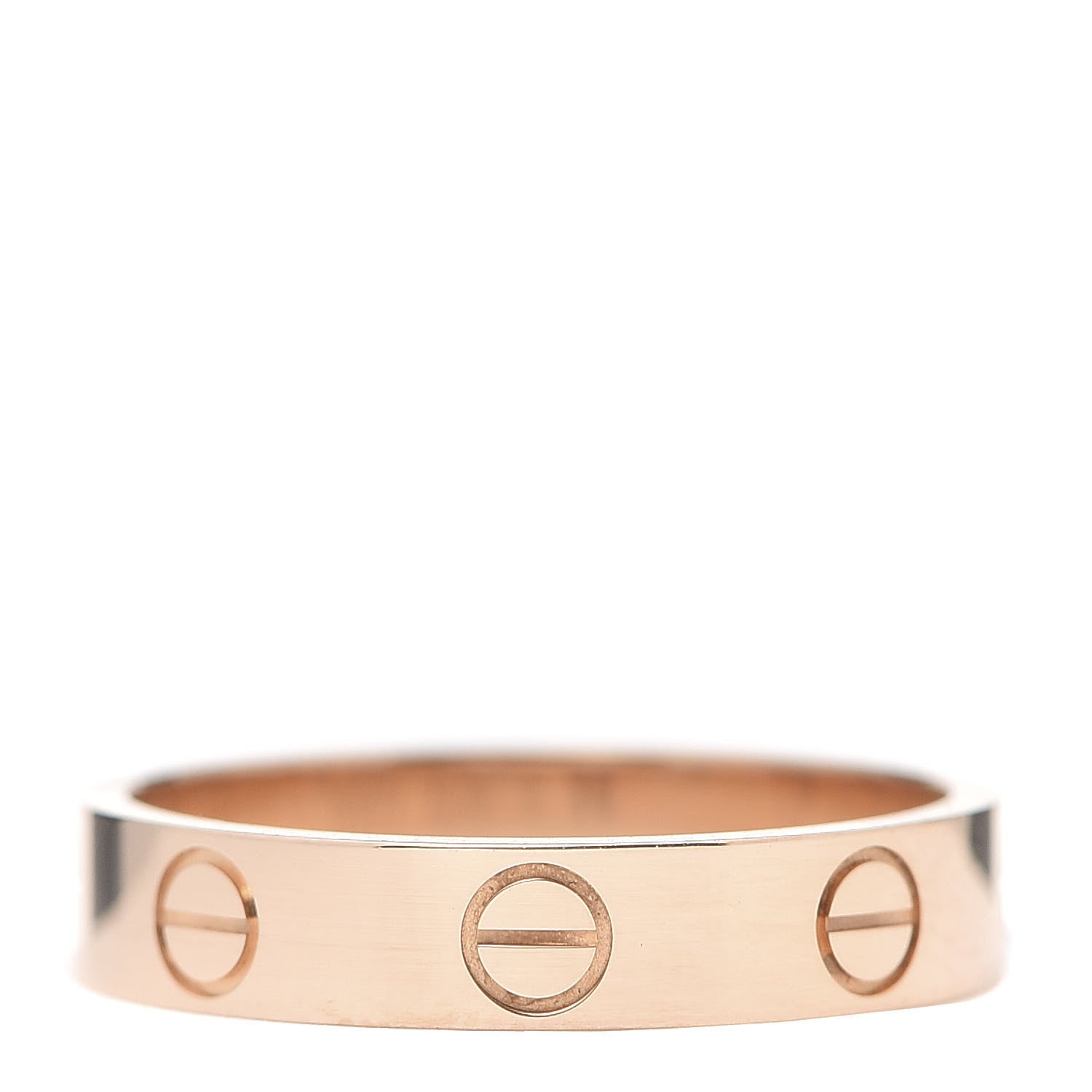Cartier 18K Pink Gold 3.5mm LOVE Wedding Band Ring 50 5.25 1 of 5