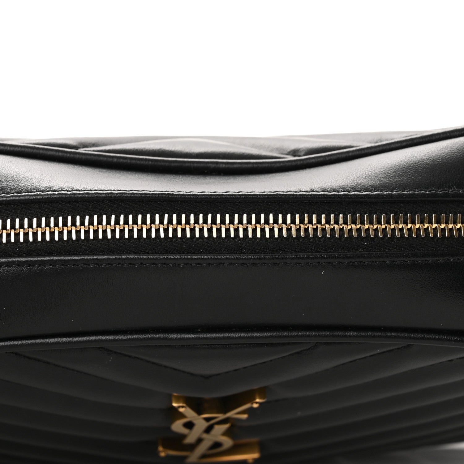 Saint Laurent Calfskin Matelasse Monogram Lou Camera Bag Black 11 of 11