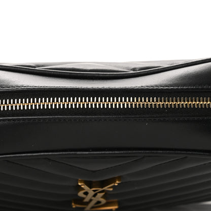 Saint Laurent Calfskin Matelasse Monogram Lou Camera Bag Black 11 of 11