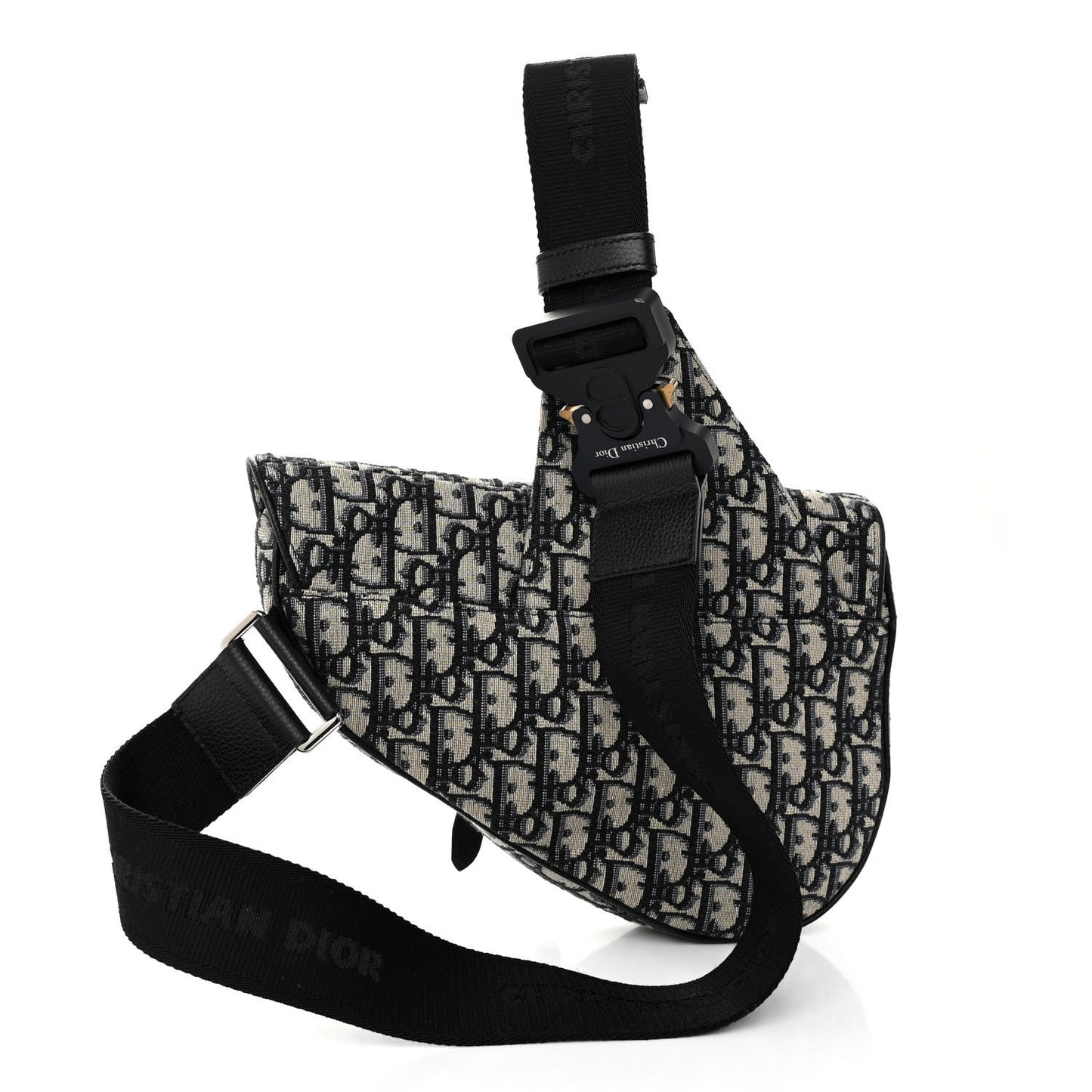 Oblique Mens Saddle Bag Blue