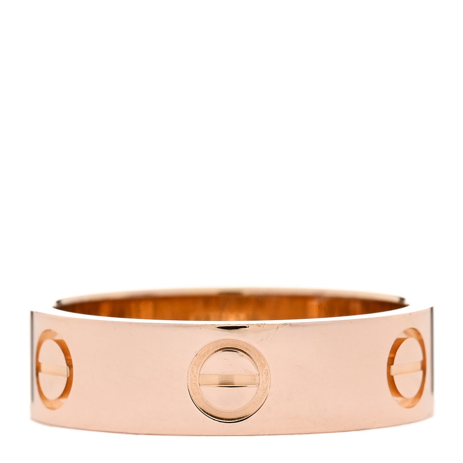 Cartier 18K Pink Gold 5.5mm LOVE Ring 55 7.25 3 of 5