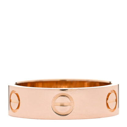 Cartier 18K Pink Gold 5.5mm LOVE Ring 55 7.25 3 of 5