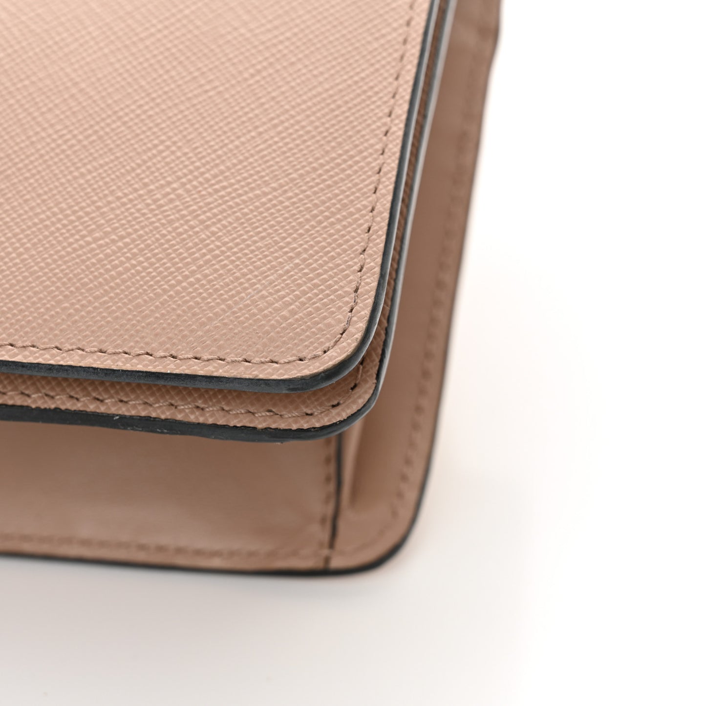 Saffiano Chain Shoulder Bag Cammeo