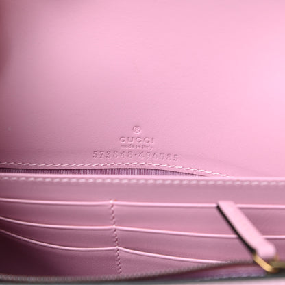 Gucci GG Supreme Monogram Strawberry Chain Wallet 6 of 10