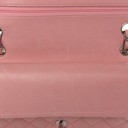 Chanel Lambskin Quilted Medium Double Flap Light Pink 9 of 13