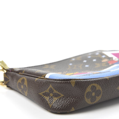 Louis Vuitton Monogram 2018 Christmas Animation Mini Bears Pochette Accessories 5 of 9