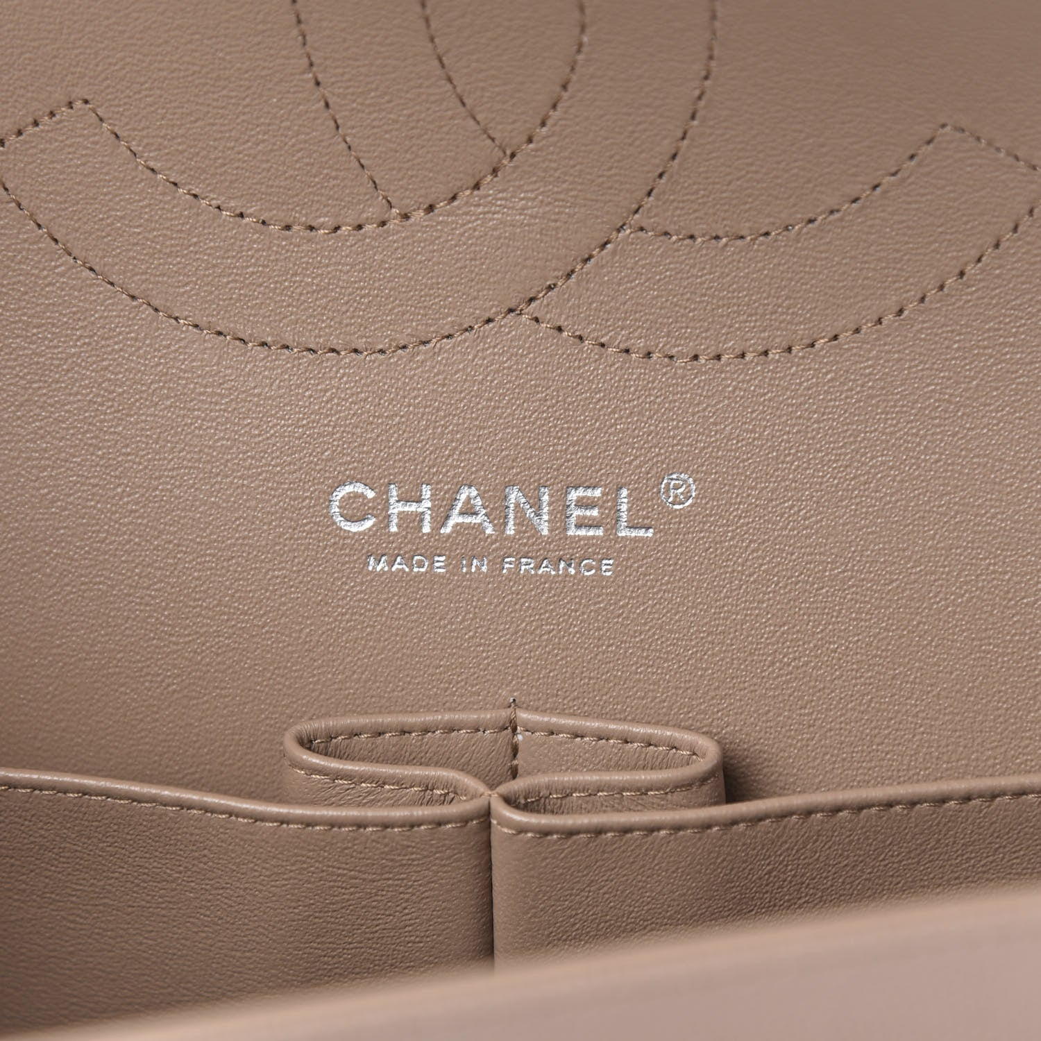 Chanel Caviar Quilted Jumbo Double Flap Dark Beige 6 of 11