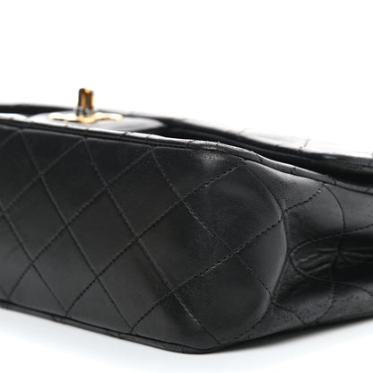 Chanel Lambskin Quilted Medium Double Flap Black 10 of 11