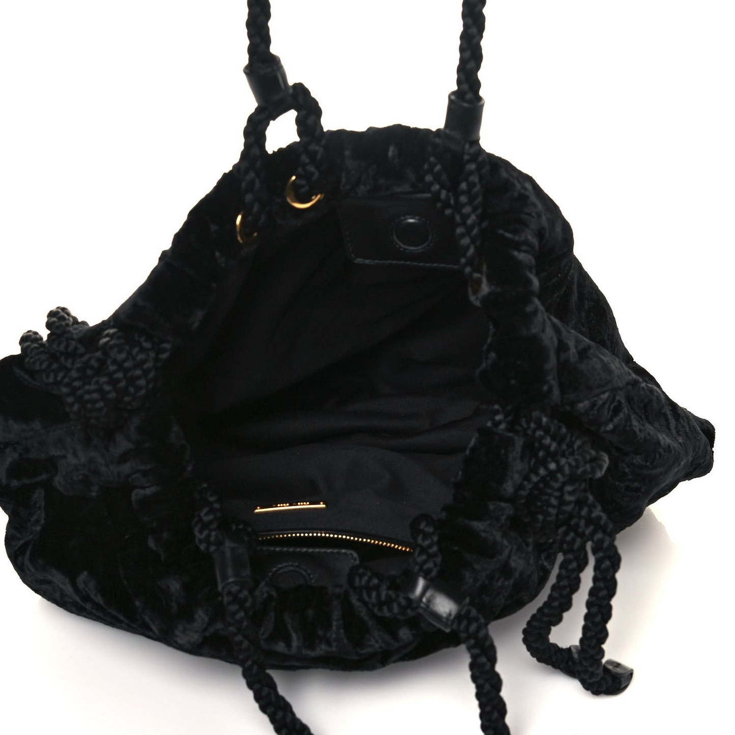 Velluto Shoulder Bag Black