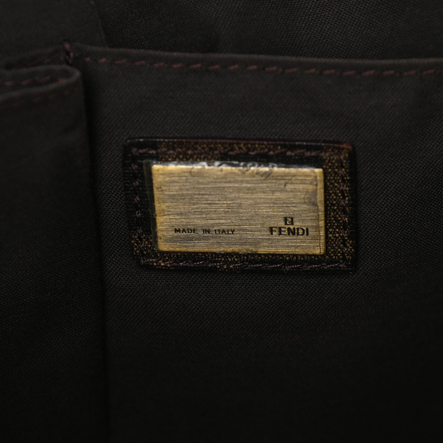 Fendi Zucca Spalmati Messenger Bag Tobacco 6 of 9