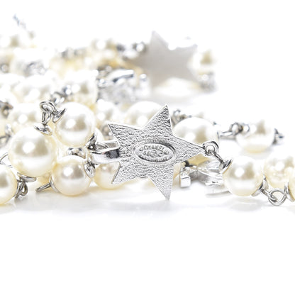 Chanel Pearl CC Star Long Necklace Gold 4 of 4
