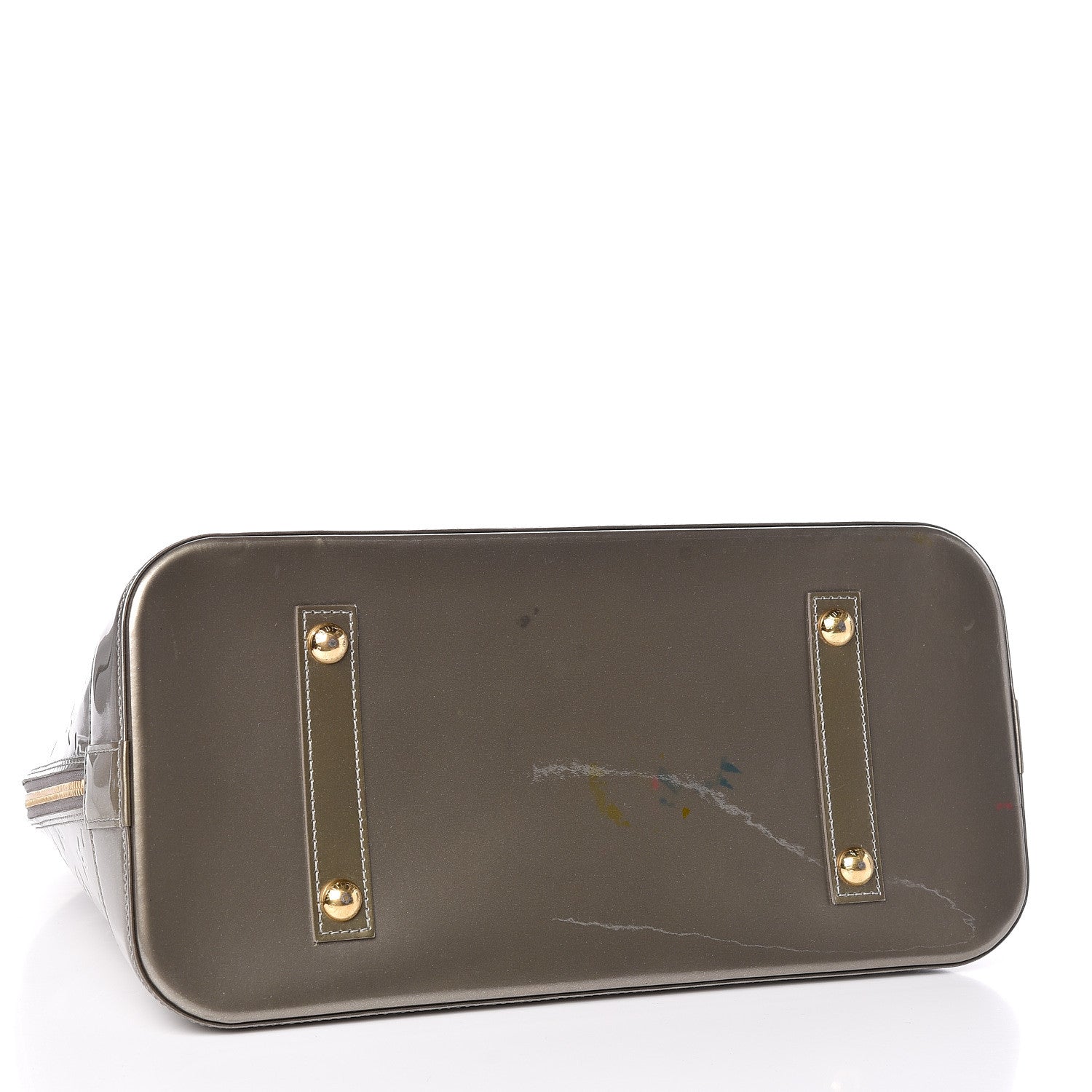 Louis Vuitton Vernis Alma GM Gris Art Deco 4 of 12