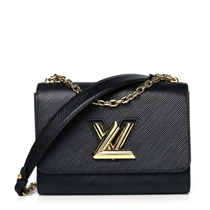 Louis Vuitton Epi Twist Shoulder Bag MM Black 1 of 8