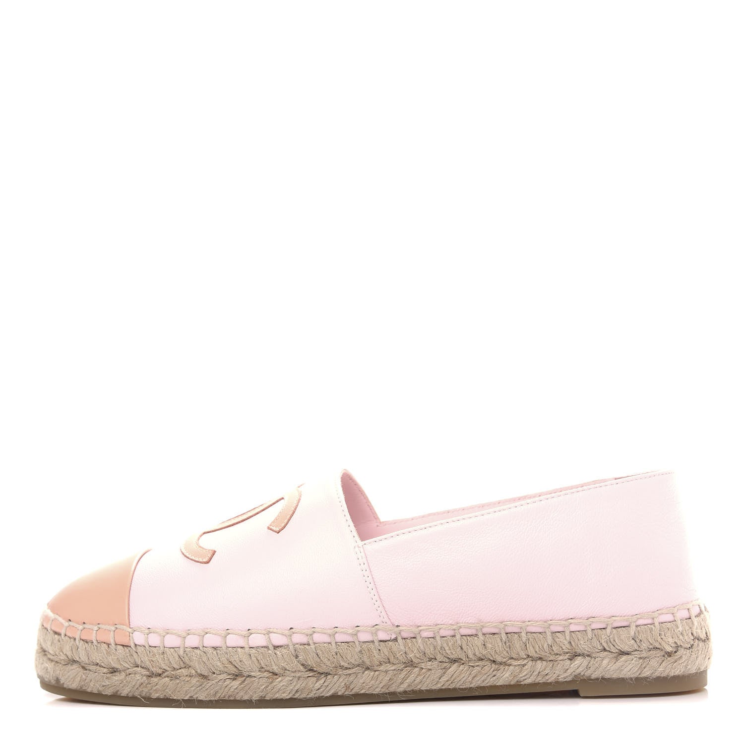 Chanel Lambskin CC Espadrilles 39 Light Pink 1 of 11