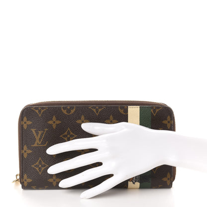 Louis Vuitton Monogram Groom Zippy Organizer Wallet Green 2 of 10