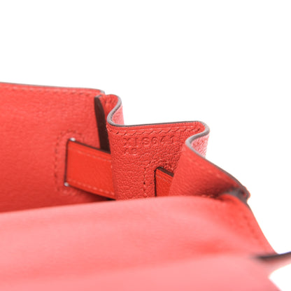 Hermes Evercolor Kelly Retourne 28 Rouge Tomate 9 of 11