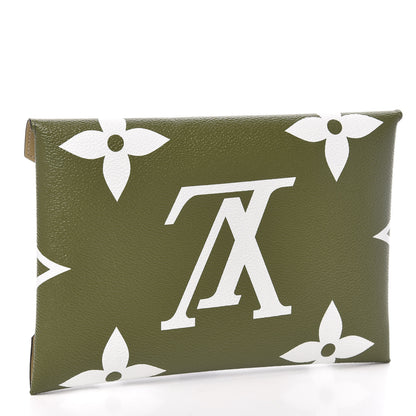 Louis Vuitton Monogram Giant Large Kirigami Pochette Kaki 3 of 8