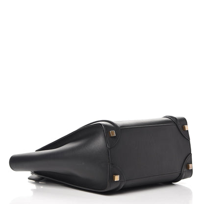 Celine Smooth Calfskin Micro Luggage Black 4 of 10