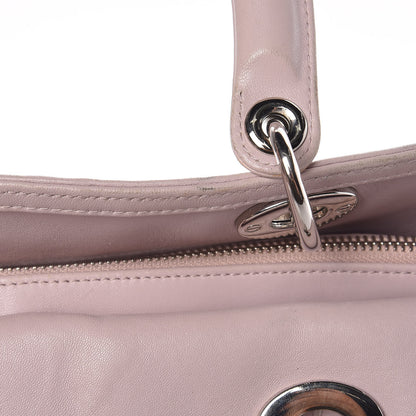 Christian Dior Lambskin Cannage Medium Granville Tote Pink 28 of 28
