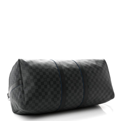 Louis Vuitton Damier Cobalt Keepall Bandouliere 55 3 of 15