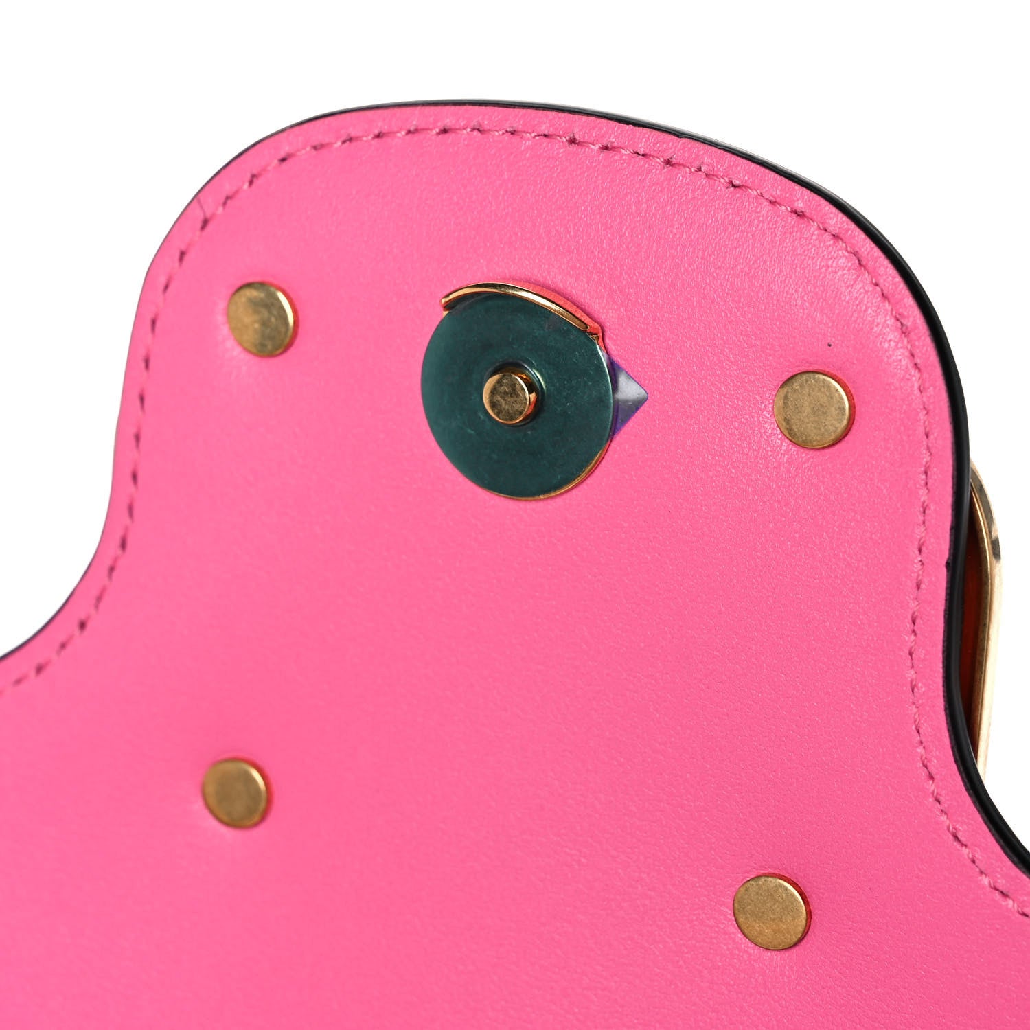 Valentino Garavani Calfskin Vlogo Loco Shoulder Bag Feminine Pink 11 of 12