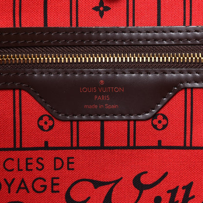 Louis Vuitton Damier Ebene Neverfull MM 6 of 9