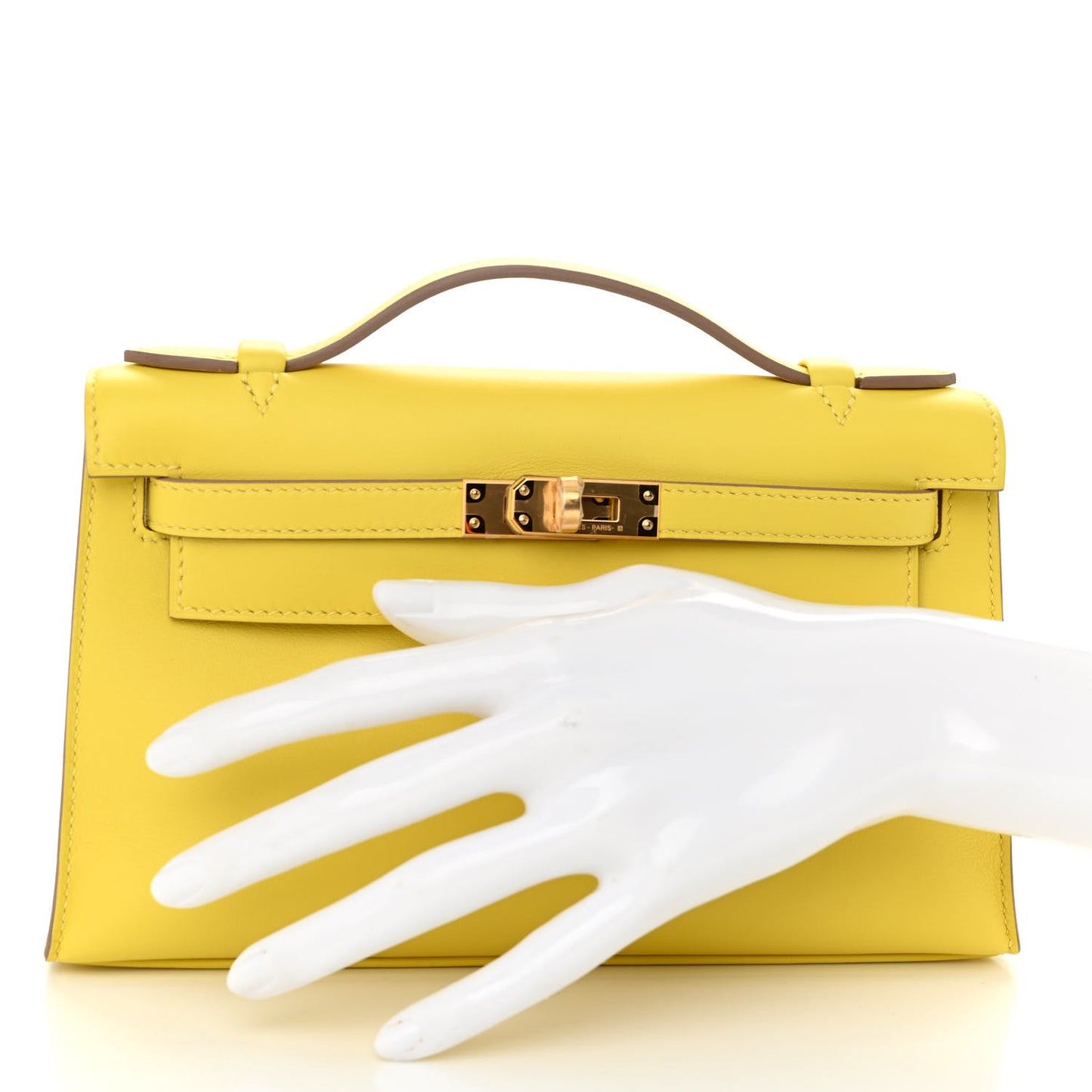Swift Kelly Pochette Clutch Lime