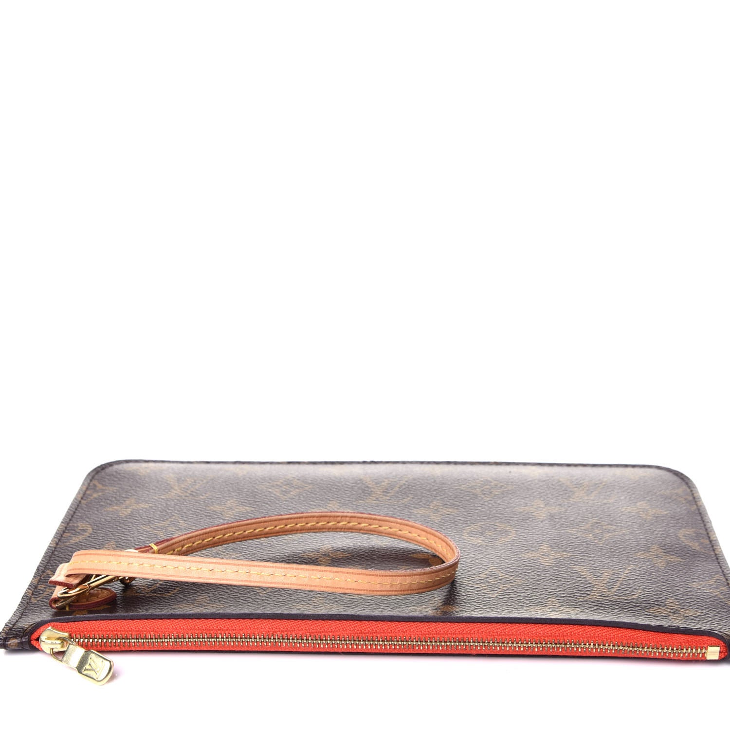 Louis Vuitton Monogram Neverfull MM GM Pochette Piment 11 of 13