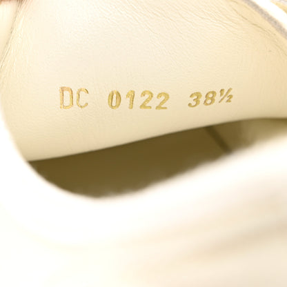 Christian Dior Canvas Dot Walk'N'Dior Low Top Sneakers 38.5 Milk 6 of 8