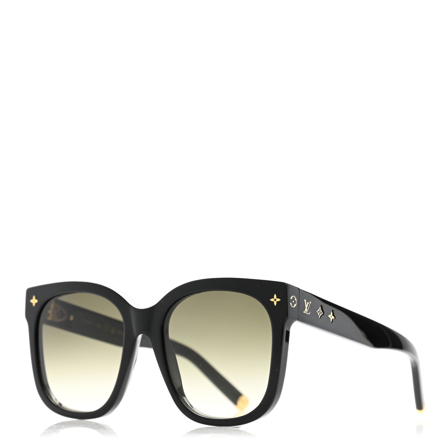 Louis Vuitton Acetate My Monogram Cat Eye Sunglasses Z1729W Black 1 of 7