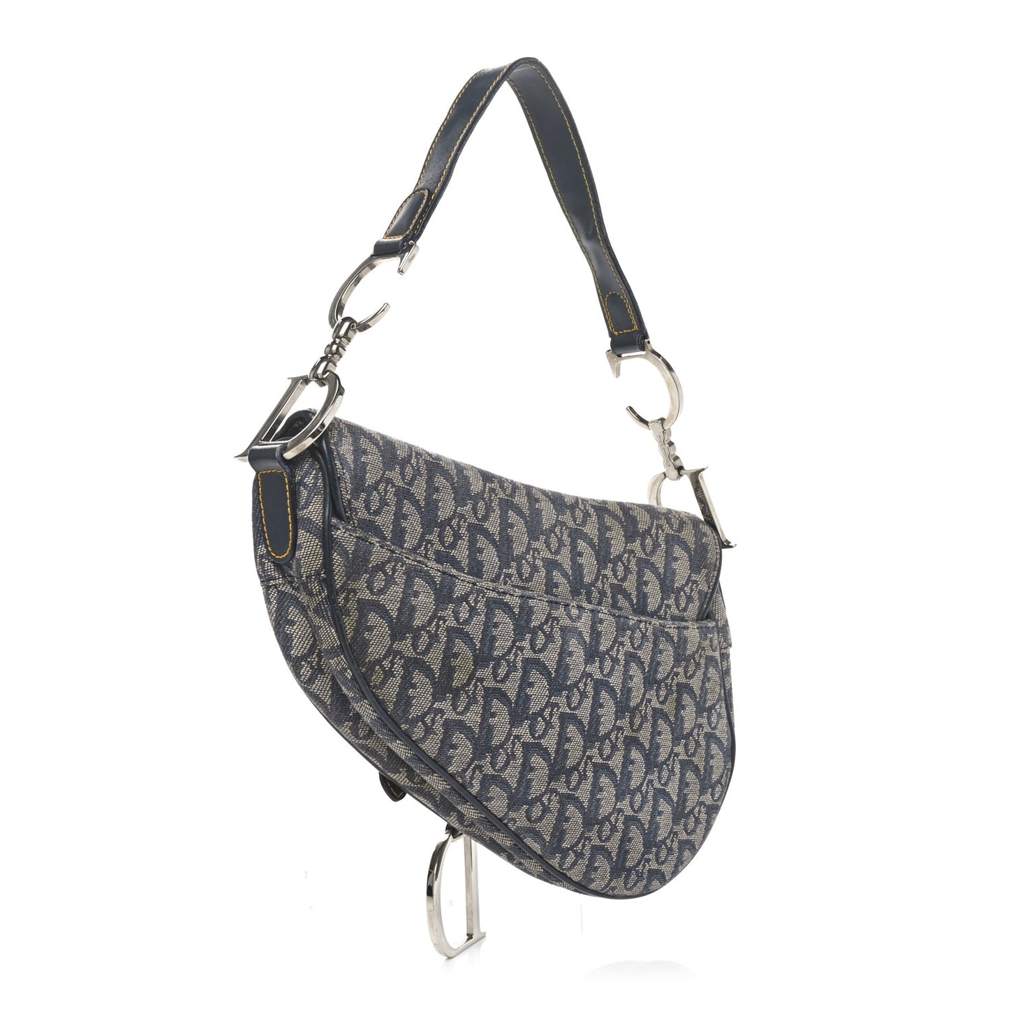 Monogram Saddle Bag Blue