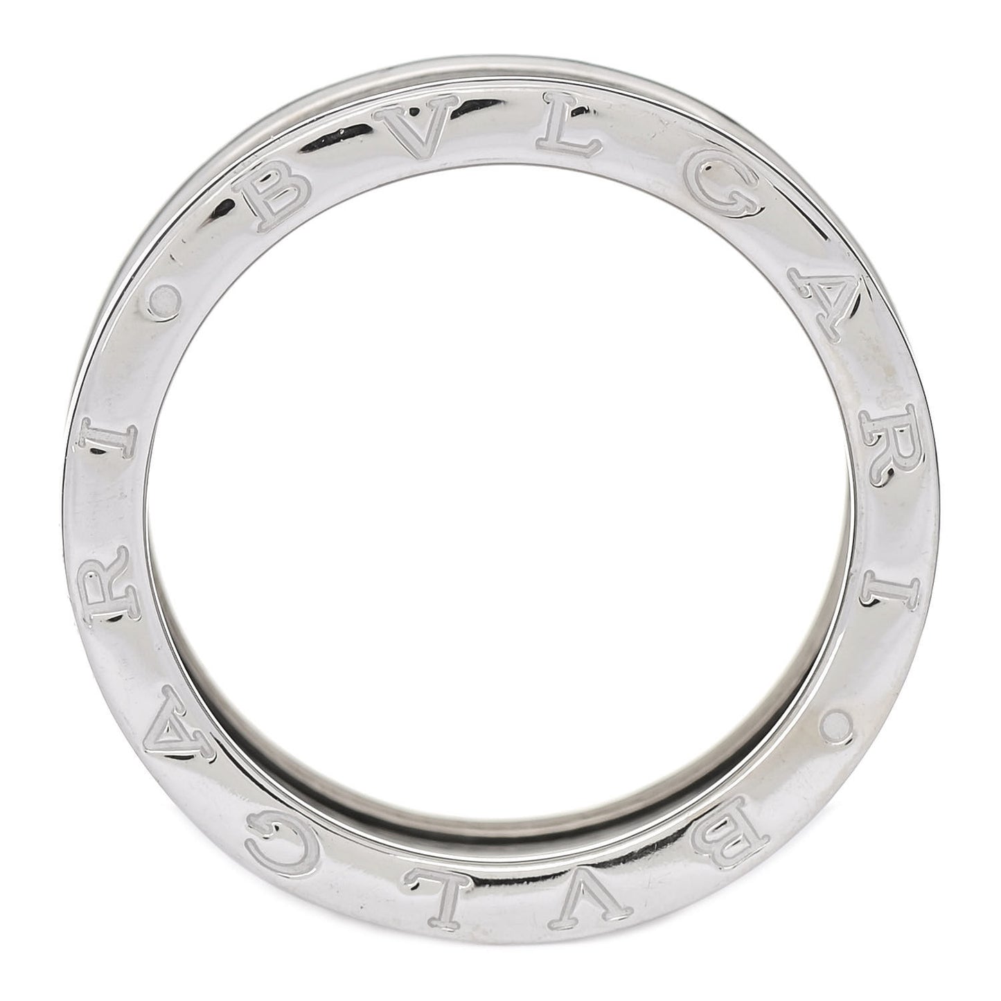 18K White Gold B.Zero1 Three-Band Ring 62 10