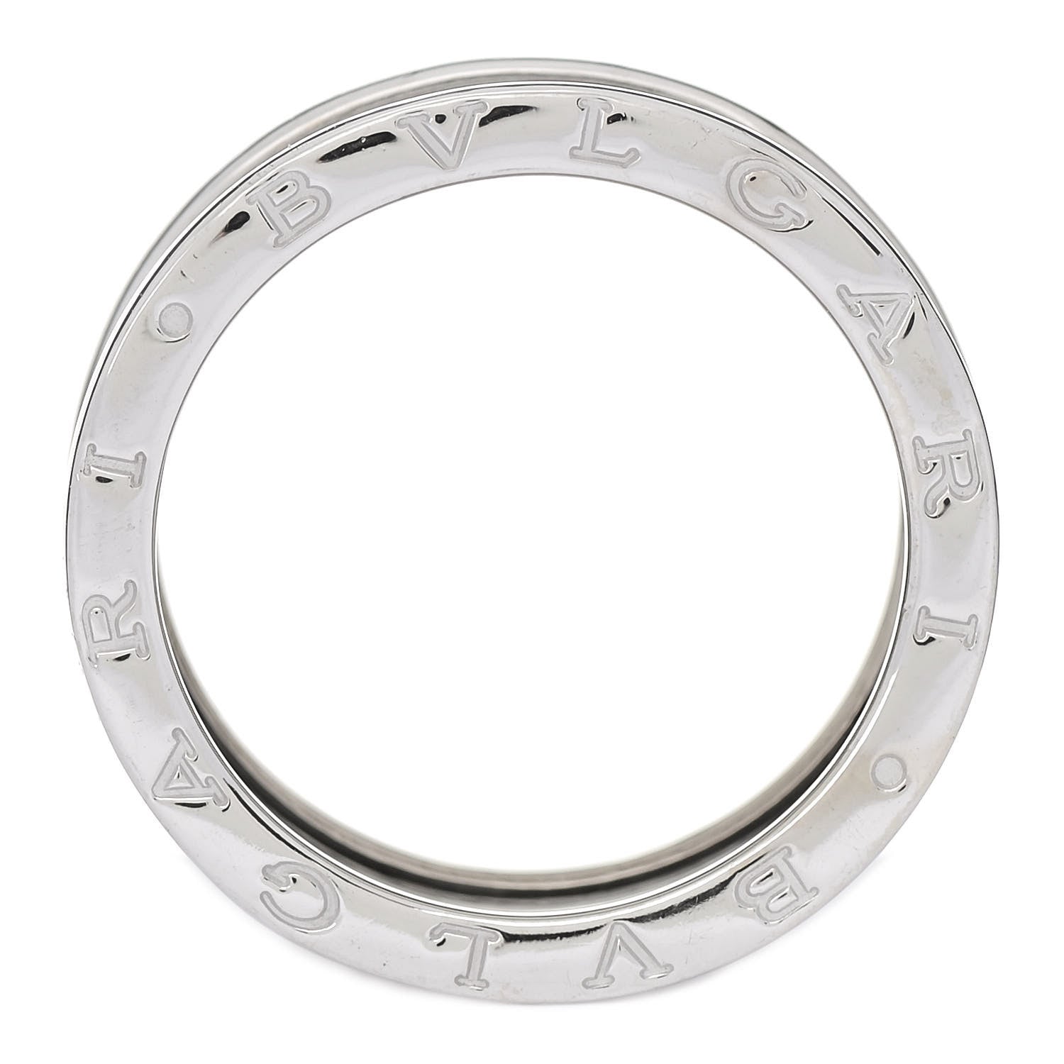 Bulgari 18K White Gold B.Zero1 Three-Band Ring 62 10 4 of 6