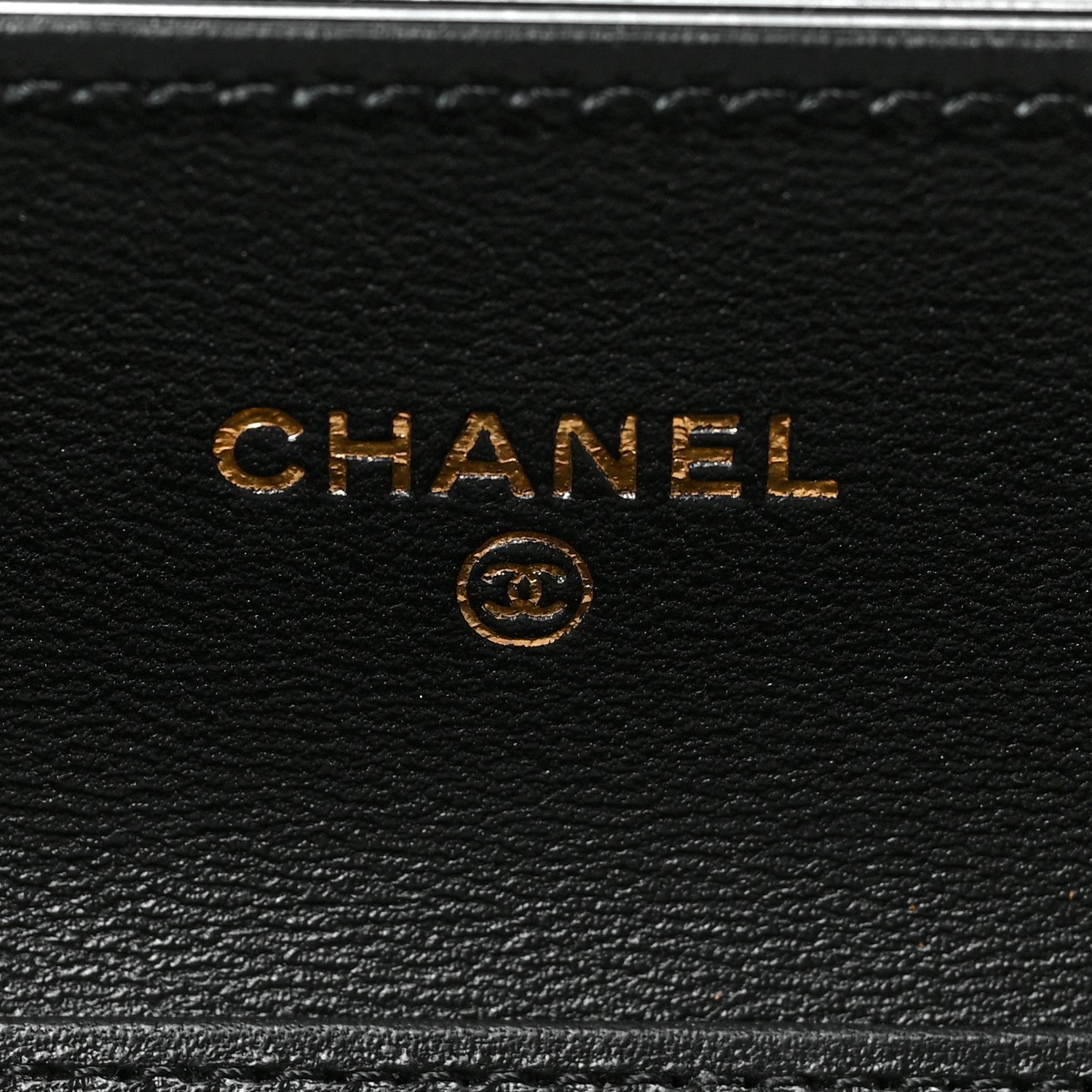 Chanel Lambskin Quilted Timeless CC Wallet On Chain WOC Black 7 of 10