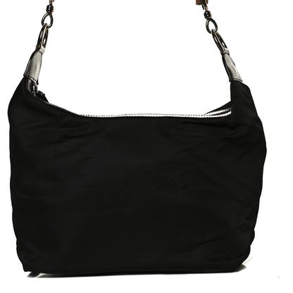 Gucci Nylon Bamboo Top Handle Hobo Black 7 of 14