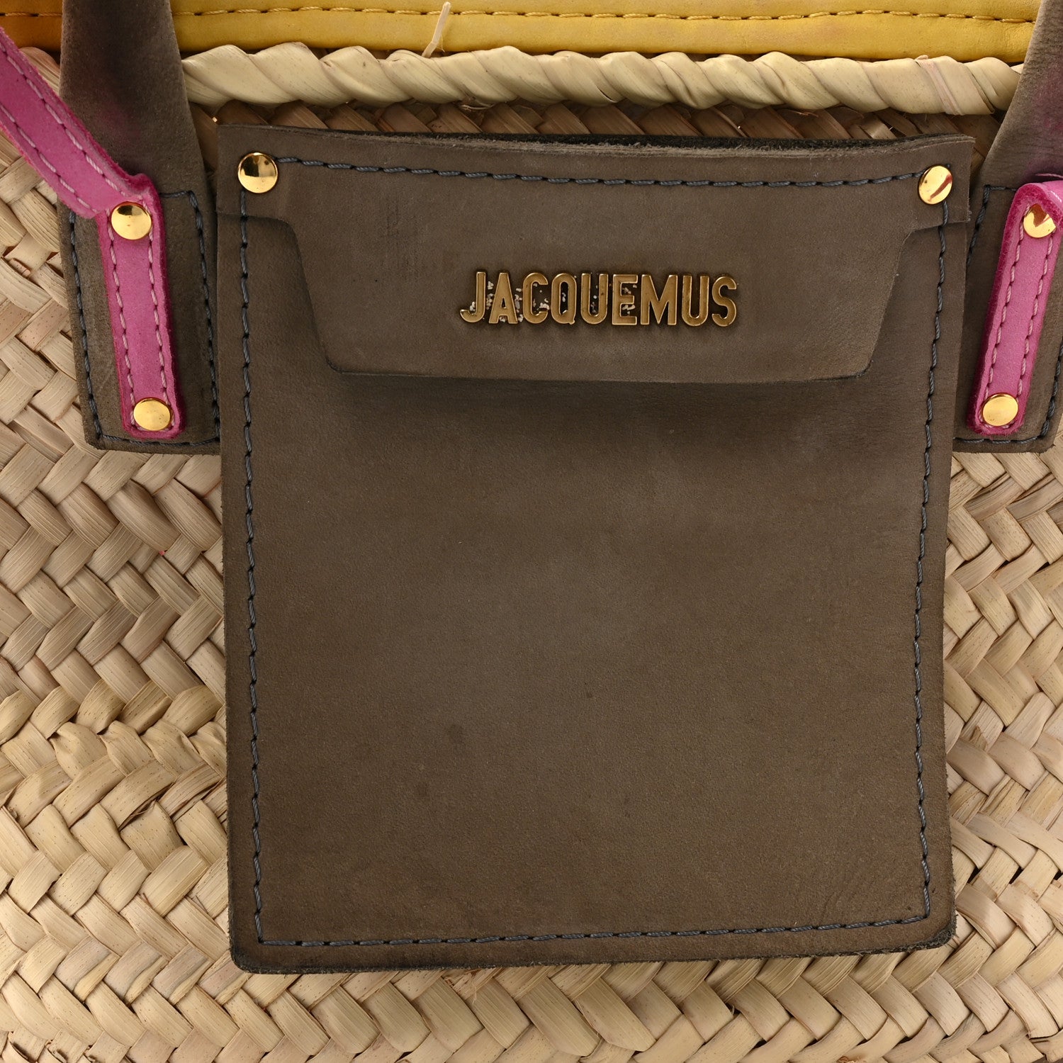 Jacquemus Raffia Le Petit Panier Soli Multicolor 7 of 13