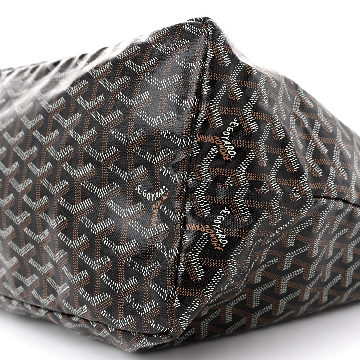 Goyard Goyardine Saint Louis GM Black Gold 10 of 14