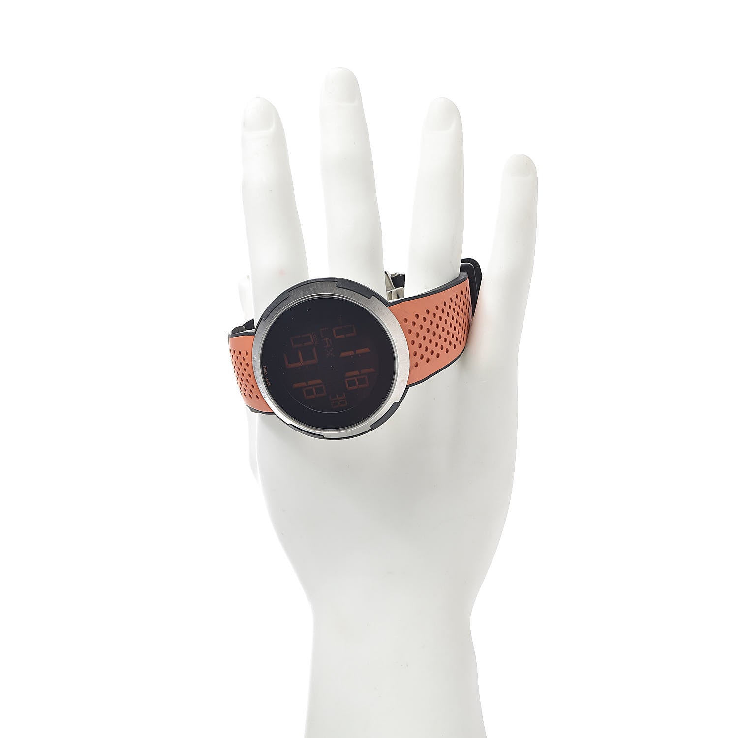 Gucci Stainless Steel Rubber 49mm Digital I-Gucci Sport Watch Black 2 of 7