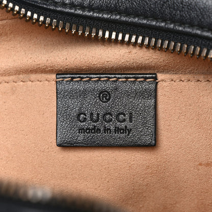 Gucci Calfskin Matelasse Small GG Marmont Chain Shoulder Bag Black 6 of 11