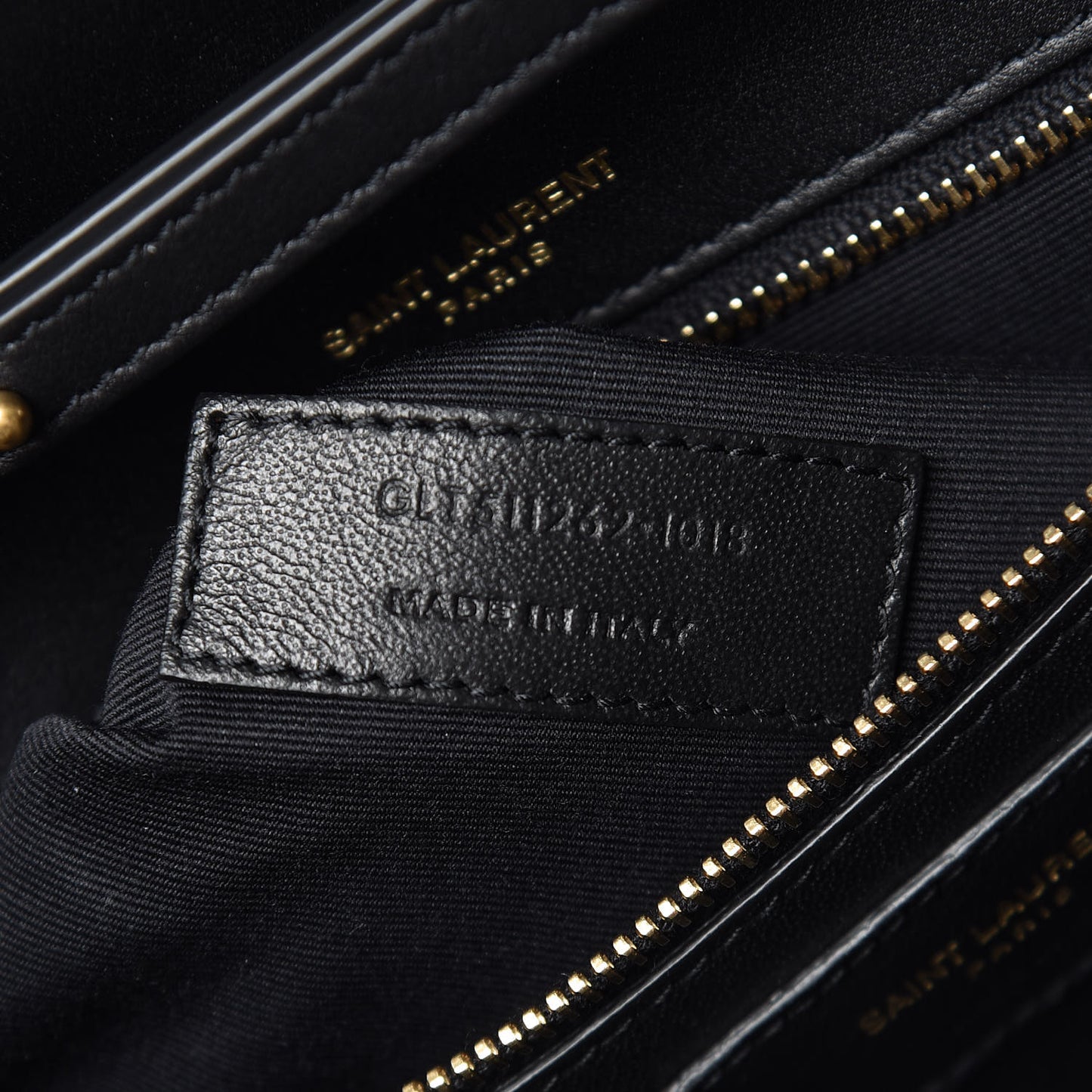 Suede Calfskin Monogram Le Sept Chain Bag Black