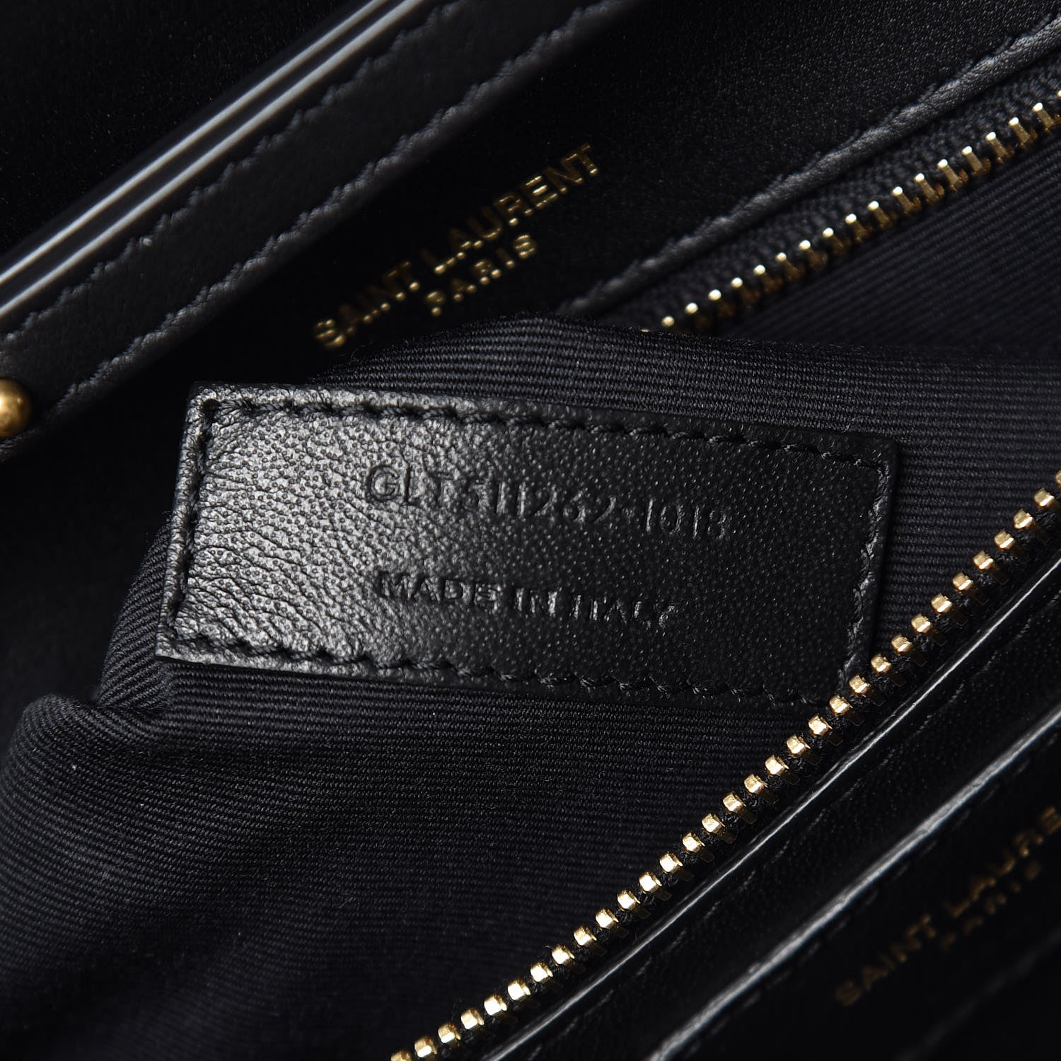 Saint Laurent Suede Calfskin Monogram Le Sept Chain Bag Black 7 of 10