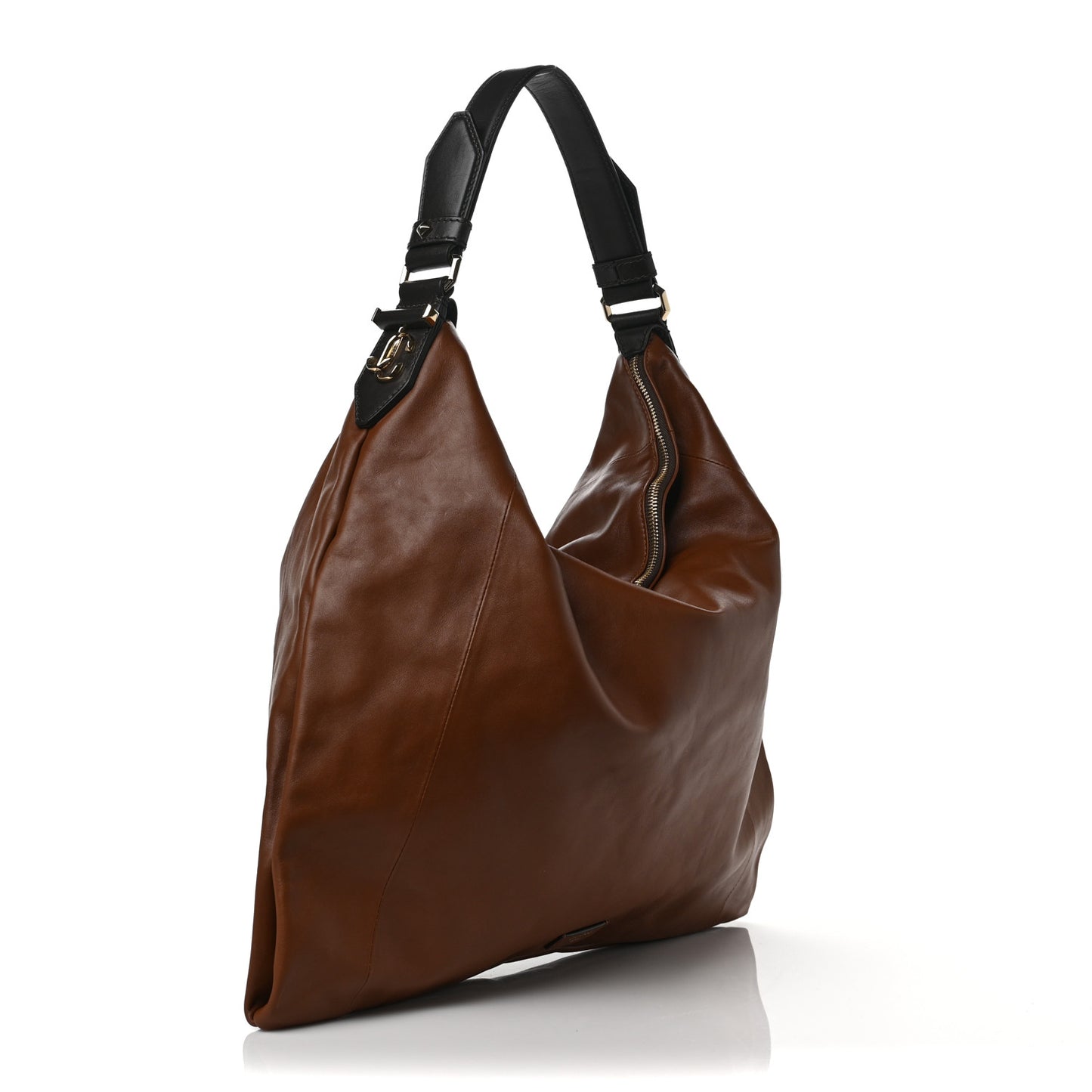 Suede Ana Hobo Bag Tan
