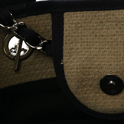 Chanel Canvas Medium Deauville Tote Beige Black 13 of 13