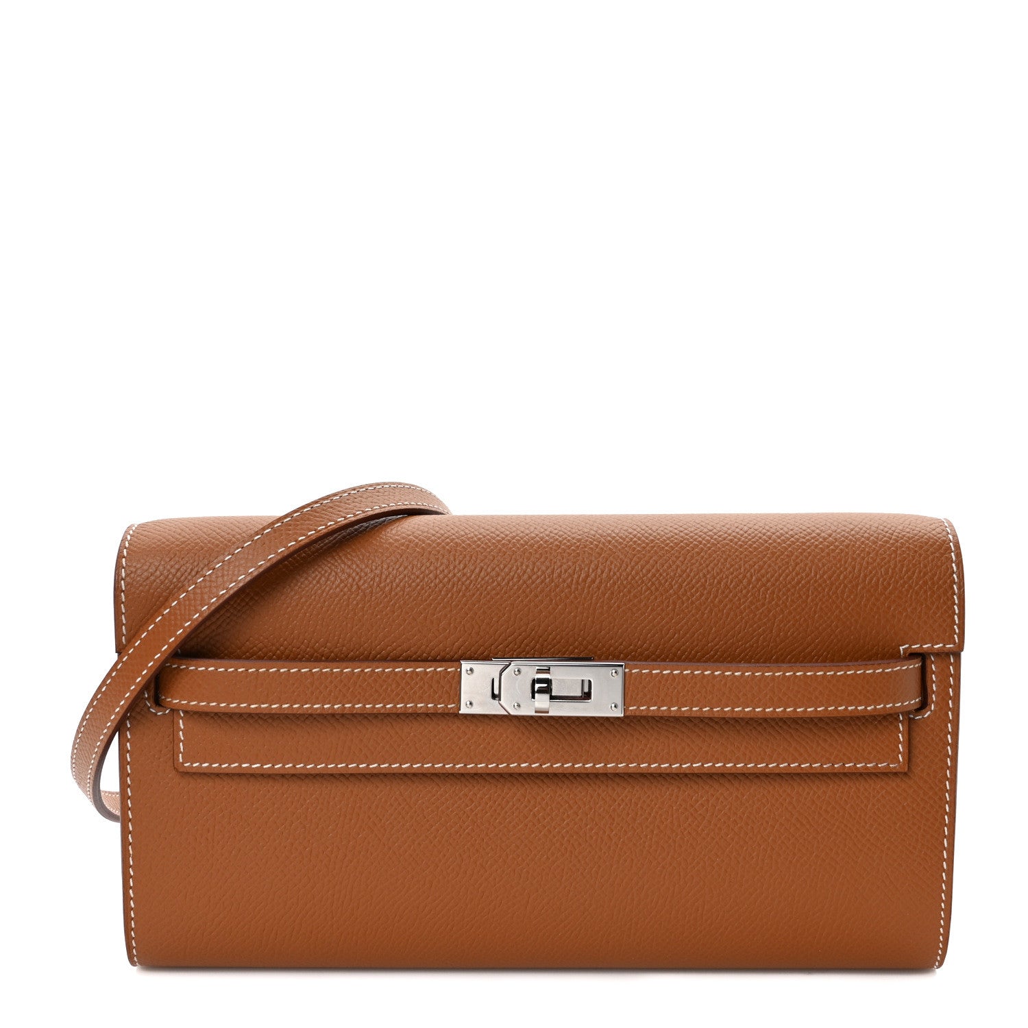 Hermes Epsom Kelly Wallet To Go Gold 1 of 9